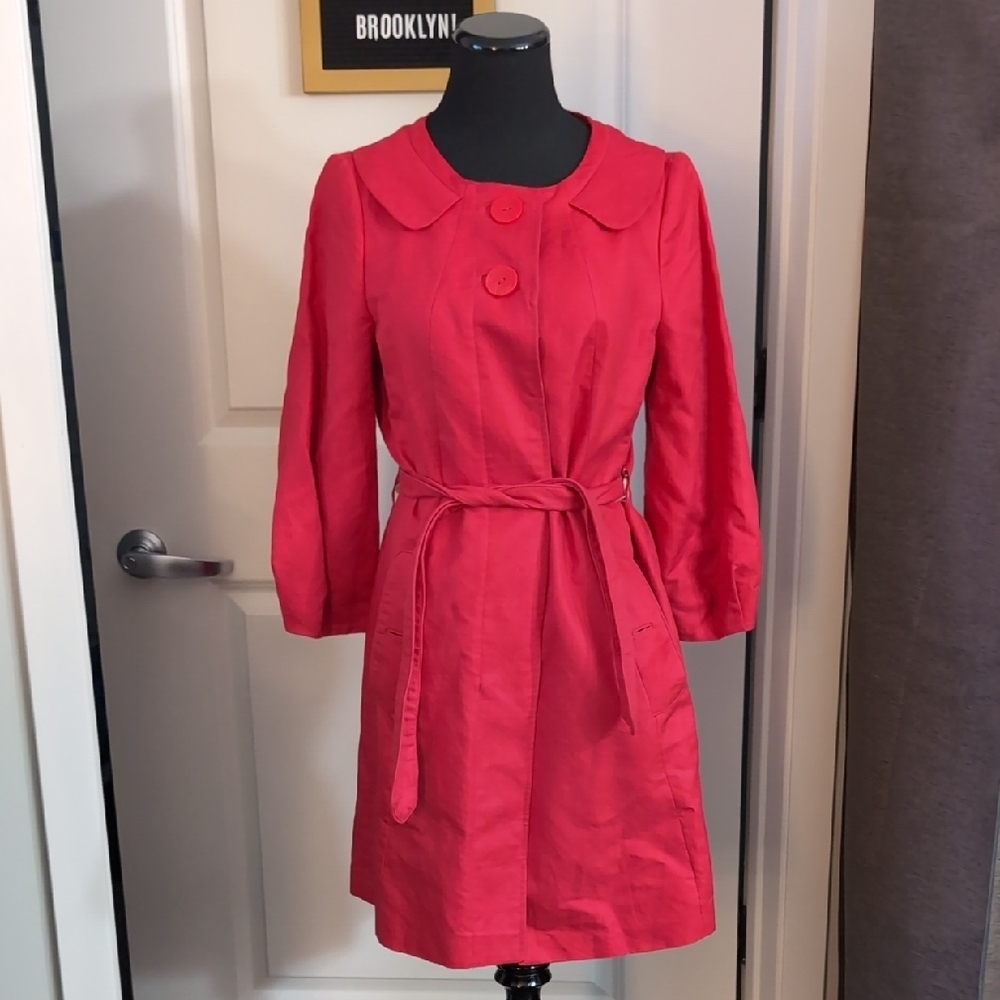 H&M Red Women's Trenchcoat